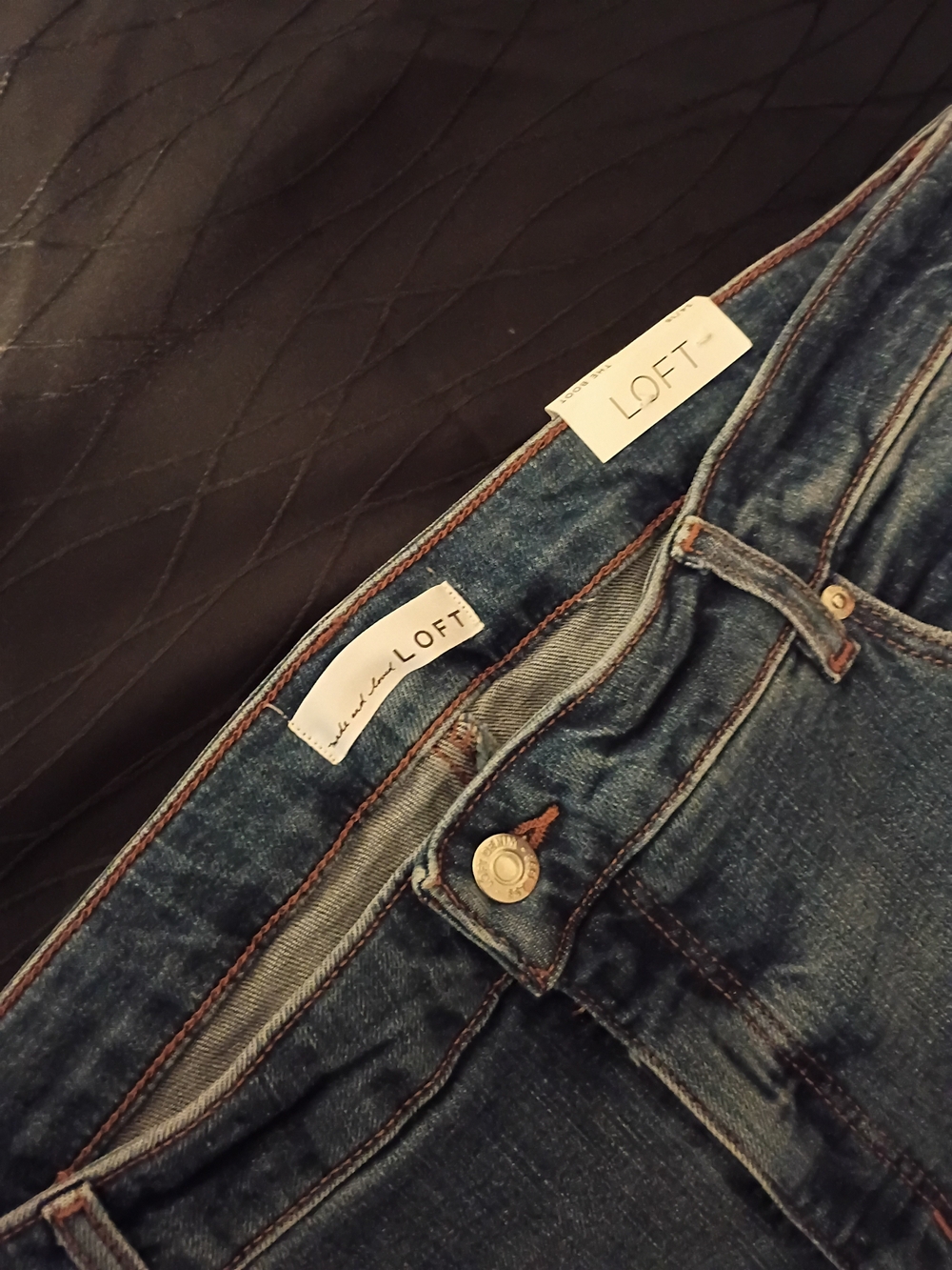LOFT Dark Blue Denim Jeans